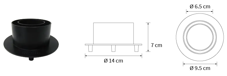 落水頭腳座