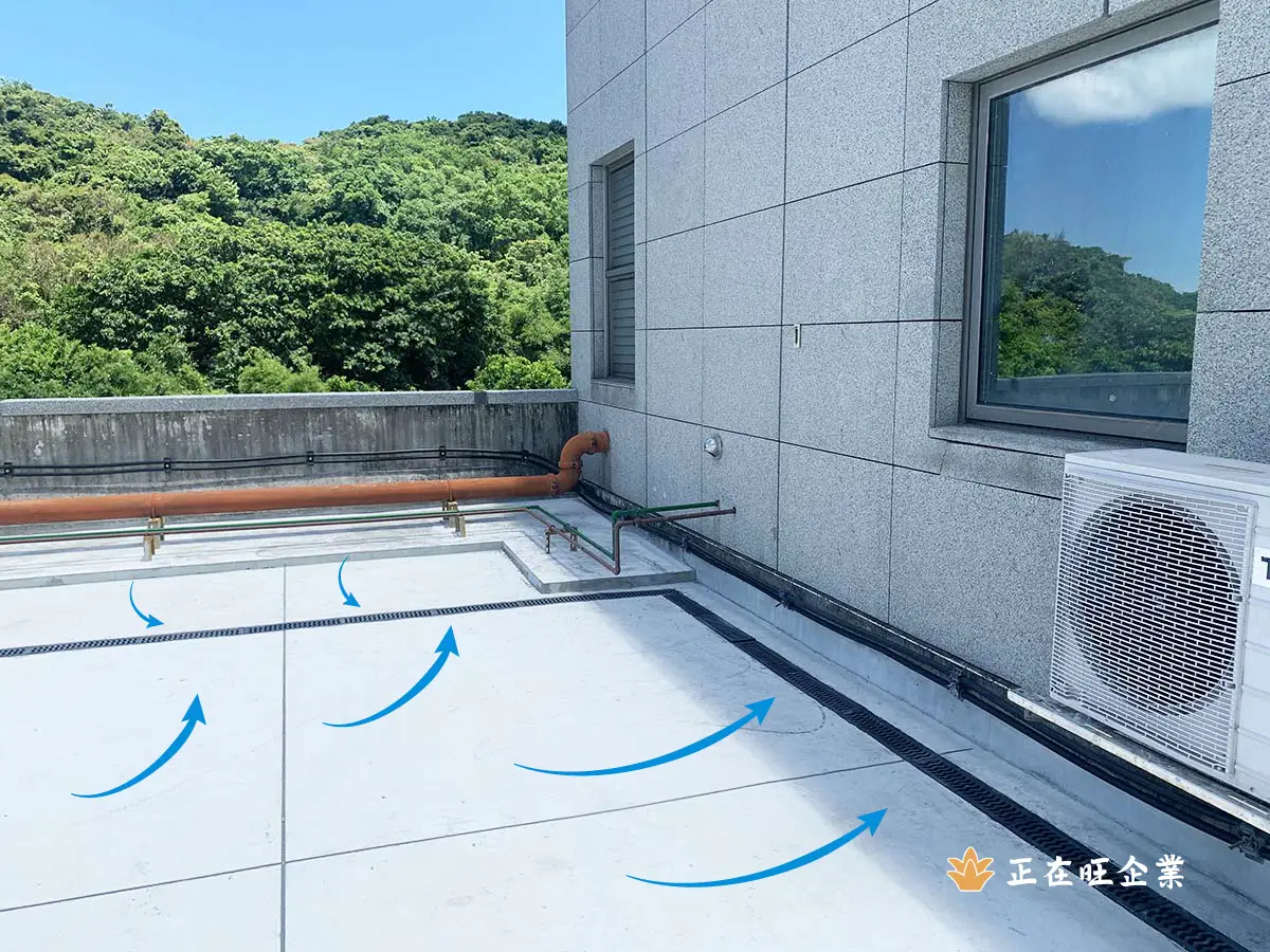 屋頂 雙坡斜面排水-2